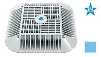 AquaStar 14" Square Anti-Entrapment Suction Outlet Cover and Retro-Adapter Sub-Frame for 9" Square 1" Deep Retrofits (VGB Series) White | R914101