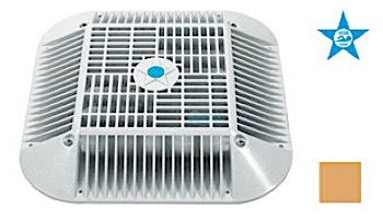 AquaStar 14" Square Anti-Entrapment Suction Outlet Cover and Retro-Adapter Sub-Frame for 9" Square 1" Deep Retrofits (VGB Series) White | R914101