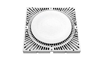 AquaStar 12 inch Square Retrofit SUN Suction Outlet Cover White | RSUN12101
