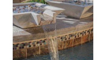 National Pool Tile Jules 1x1 Glass Tile | Rustic Mocha Blend | 9912-5AT