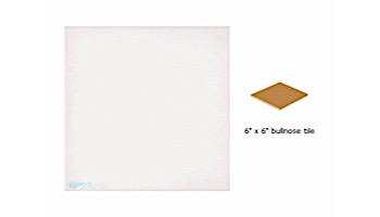 K694 A3602 AQUA 6x6 RADIUS BULLNOSE