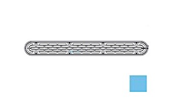 AquaStar 32" Channel Drain Flat Grate Suction Outlet Cover Only with Screws | Without Frame | Blue | 32CDFLNF104