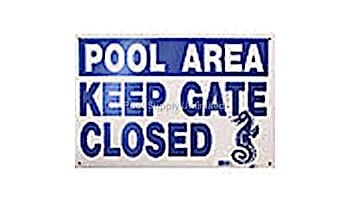 National Stock Sign "Keep Gate Closed" Safety Sign | 12" x 18" | SW-7