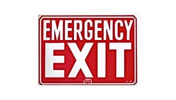 Emergency Exit Sign 9inches x 12inches | SP-49