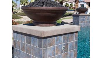 National Pool Tile Tuscany 6x6 Series | Pietra Azul | HBLU