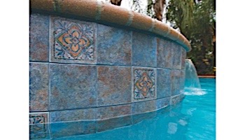 National Pool Tile Raku 6x6 Series | Cobalt Blue | RUCOBALT
