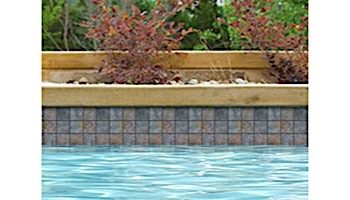 National Pool Tile Raku 2x2 Series | Cobalt Blue | RUCOBALT2X2