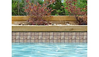 National Pool Tile Raku 2x2 Series | Ocean Blue | RUOCEAN2X2