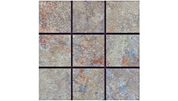 National Pool Tile Raku 2x2 Series | Ocean Blue | RUOCEAN2X2