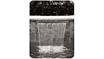 Next Step Savi Oasis 6" Extended Lip 48" Waterfall | OAWF-48EL-6