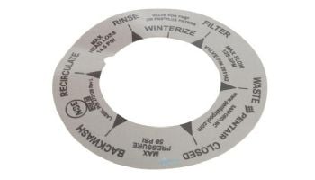 Pentair HiFlow Multiport Valve Replacement Parts | 2" Label | 272120
