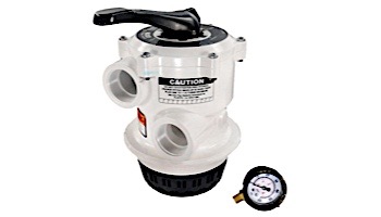 Pentair Tagelus Backwash Valve Kit for Top Mount Sand Filter | 1.5" V-Thread 6" Neck Size | 261124