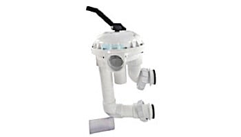 Pentair Hi-Flow Backwash Valve for Side-Mounted Sand and DE Filters | White PVC | 261050