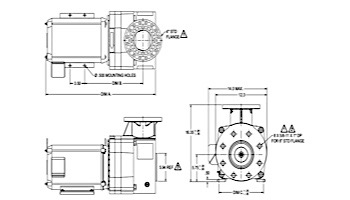 Pentair EQK750 Series 7.5HP Nema Premium Efficiency 3-Phase Pool Pump without Strainer 208-230-460V | 340022