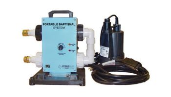 HydroQuip PBES6000 Series Portable Baptismal Equipment | 1.0kW Heater and Pump | 120V | PBES6010 | PBES-6010