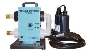 HydroQuip PBES6000 Series Portable Baptismal Equipment | 1.0kW Heater and Pump | 120V | PBES6010 | PBES-6010