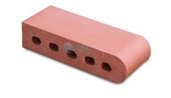 Pacific Clay Cored Bullnose Coping | 12" BKRT Rose Tan | 074501000