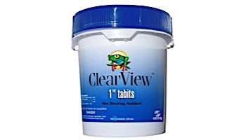 ClearView 1" Tablets Slow Dissolving Chlorine Tabs | 10 LB | CVTS010
