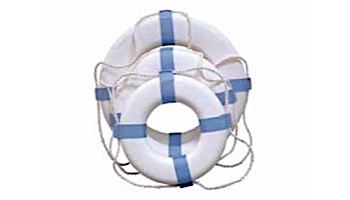 Poolstyle 24" Blue/White Decorative Ring Buoy | PS373 | 373