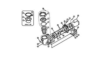 Pentair WhisperFlo Fluid End Assembly Without Motor | 3HP | 075456
