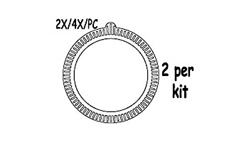 Poolvergnuegen Tire Solid Front W/ Hump 2x4x Tile | 896584000-334