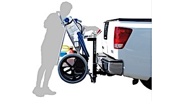 Power Vac Large Service Cart with Trailer Mount | 038-D