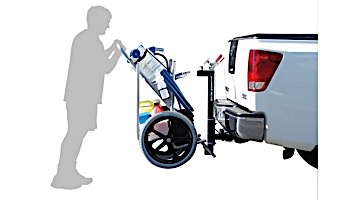 Power Vac Large Service Cart with Trailer Mount | 038-D
