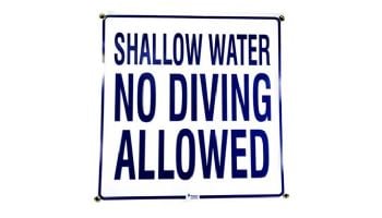 Pentair No Diving Allowed Sign | 24" x 24" | R233800