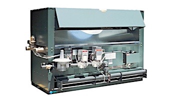 Raypak Raytherm P-2500 #17 Cold Run Commercial Indoor Swimming Pool Heater with H-Style Bypass | Natural Gas 2,499,000 BTUH | 012399