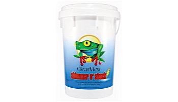 ClearView Shimmer-N Shock Granular Chlorine DiChlor | 25 LB | CVDB025