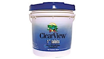 ClearView 1" Tablets Slow Dissolving Chlorine Tabs | 5 LB | CVTS005