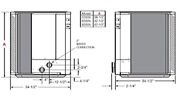 Raypak Heat Pump 133K BTU | Titanium Heat Exchanger | Digital Controls | 013331 013365 R8350ti-E M8350ti-E