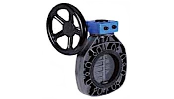 Fluidra USA 10" Gear Operated Butterfly Valve EPDM Seals, Zinc Shaft | 16063