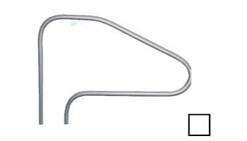 Saftron 4 Bend Grabrail Ret To Deck 48" | White | P-448-RTD-W