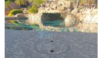 Pour-A-Lid 6" Round Pool Access Cover for New Construction | Gray | 202 PAL GRAY