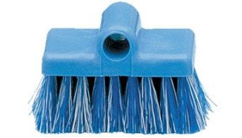 A&B Brush 5" Plastic Back Tile Brush | Blue and White Bristle | 6010