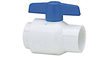 Spears 1" Utility Ball Valve Molded PVC Body Blue Handle | 2622-010