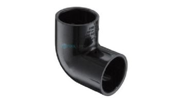 Spears 2" Slip 90^ ELL | Black | 406-020B