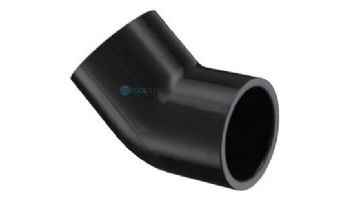 Spears 2" Slip 45^ ELL | Black | 417-020B