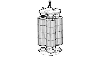 Replacement Cartridge for Hayward Super-Star Clear C3000 and SwimClear C3020 75 Sq Cartridge Filter | CX570XRE FC-1260 C-7477 XLS-709 17509 PC-1260 PA75SV