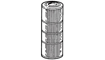 Replacement Cartridge for Hayward Star-Clear C1000 100 Sq Ft Cartridge Filter | CX1000RE C-7698 XLS-776 19936 PC-1291 FC-1291