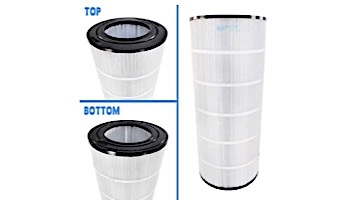 Replacement Cartridge for Jacuzzi 150 Sq Ft CFR150 | 9-15/16 "Wide x 24" Tall | 42-3508-01-R C-9478 FC-1495 PJ150 XLS-915 25004 PC-1495 PJ150