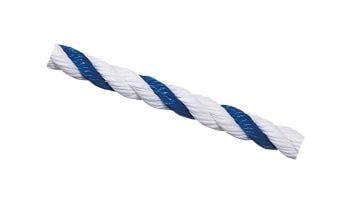 0.75" x 300' Roll Blue/White Pool Rope | 10352