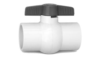 1.5" S White PVC Ball Valve | 25800-150-000 86317