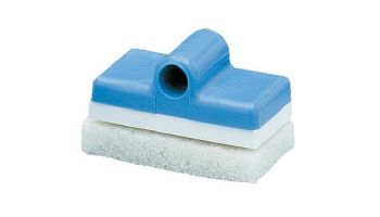 A&B Brush Plastic Back Tile Scrubber with Pad | White Pad | 7020