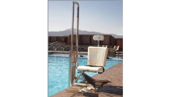 Spectrum Aquatics WP400 Lolo ADA Pool Lift | 400 lbs Capacity 180 Degrees Rotation 55 PSI | Anchor Not Included | 27550 | 26285