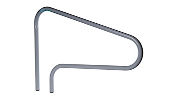 SR Smith 48" Center Grab 3 Bend Sealed Steel Rail | White Color | 304 Grade | .049 Wall Residential | DMS-100A-VW