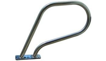 SR Smith Spa Stainless Steel Rail with Welded Mounting Plate | 304 Grade | .049 Wall Residential | SR-100