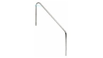 SR Smith 2 Bend 6' Handrail with 1' Extension Stainless Steel | 304 Grade | .049 Wall Residential | 2HR-6-049-1