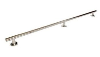 S.R. Smith 48" Therapeutic Exercise Bar with Flanges | .065" Wall Thickness | 316 Stainless Steel | TR-100A
